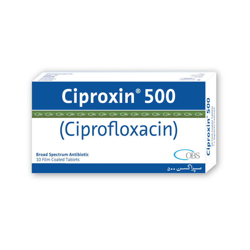 Ciproxin 500mg Tablets 10s
