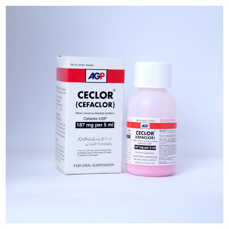 Ceclor 187Mg Suspension 90Ml
