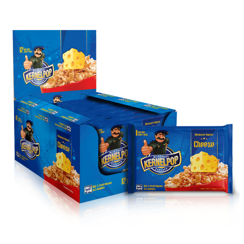 Kernelpop Microwave Popcorn Cheese 90gm