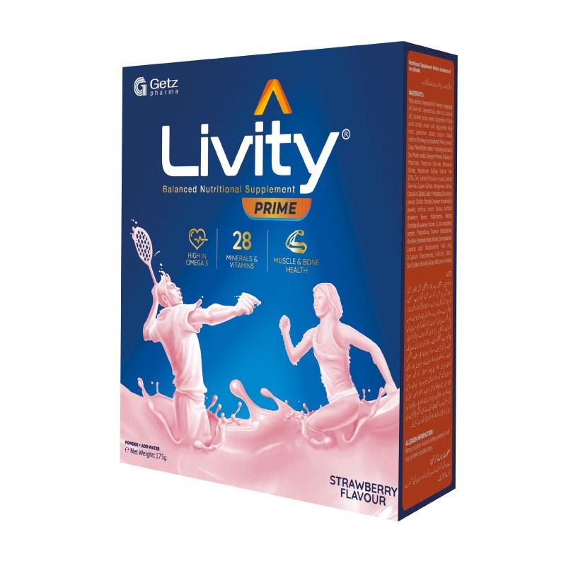 Livity 175gm Strawberry Bag in Box