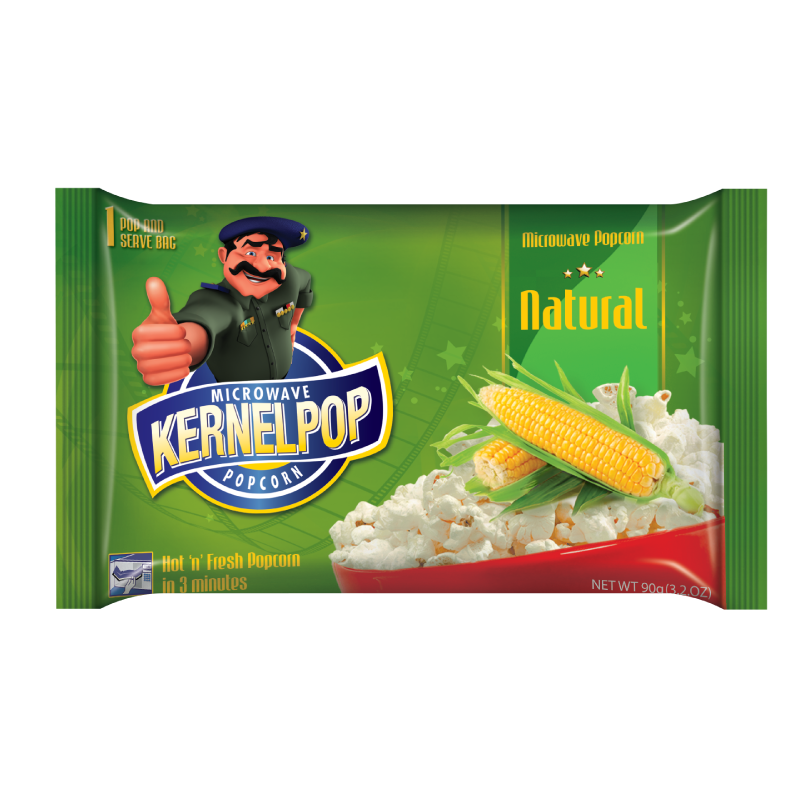 Kernelpop Ready to Cook Popcorn Natural 80gm