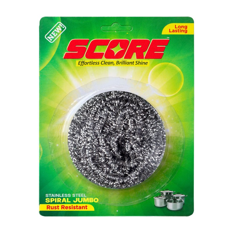 Score Stainless Steel Spiral Jumbo