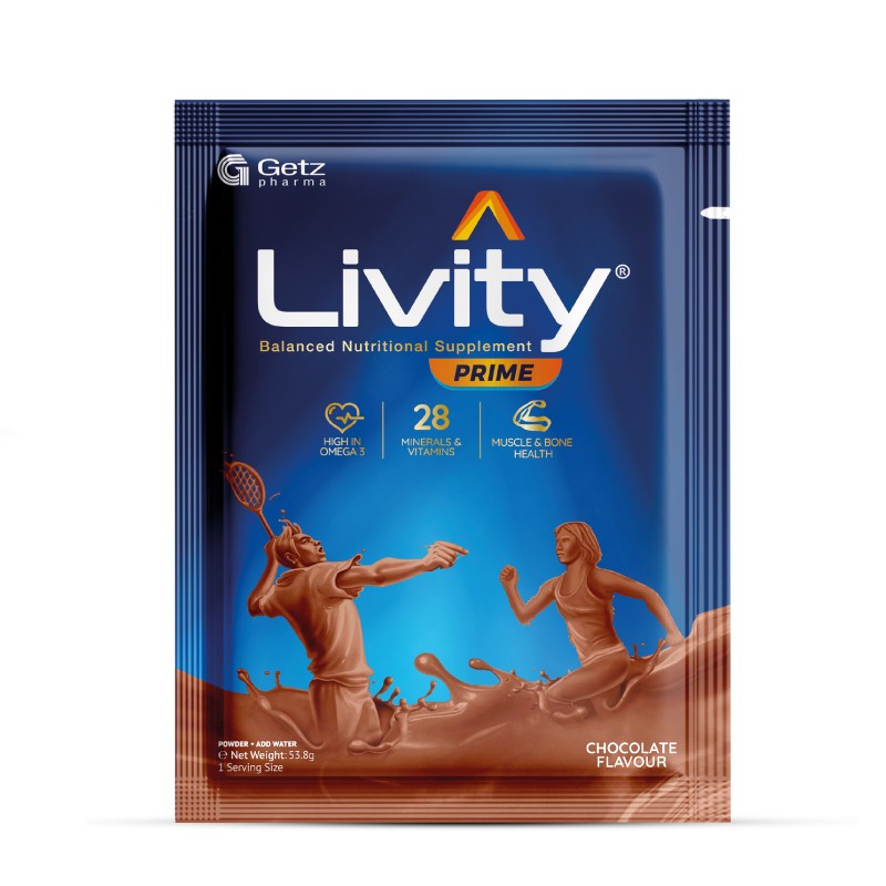 Livity 53.8gms Chocolate Sachet